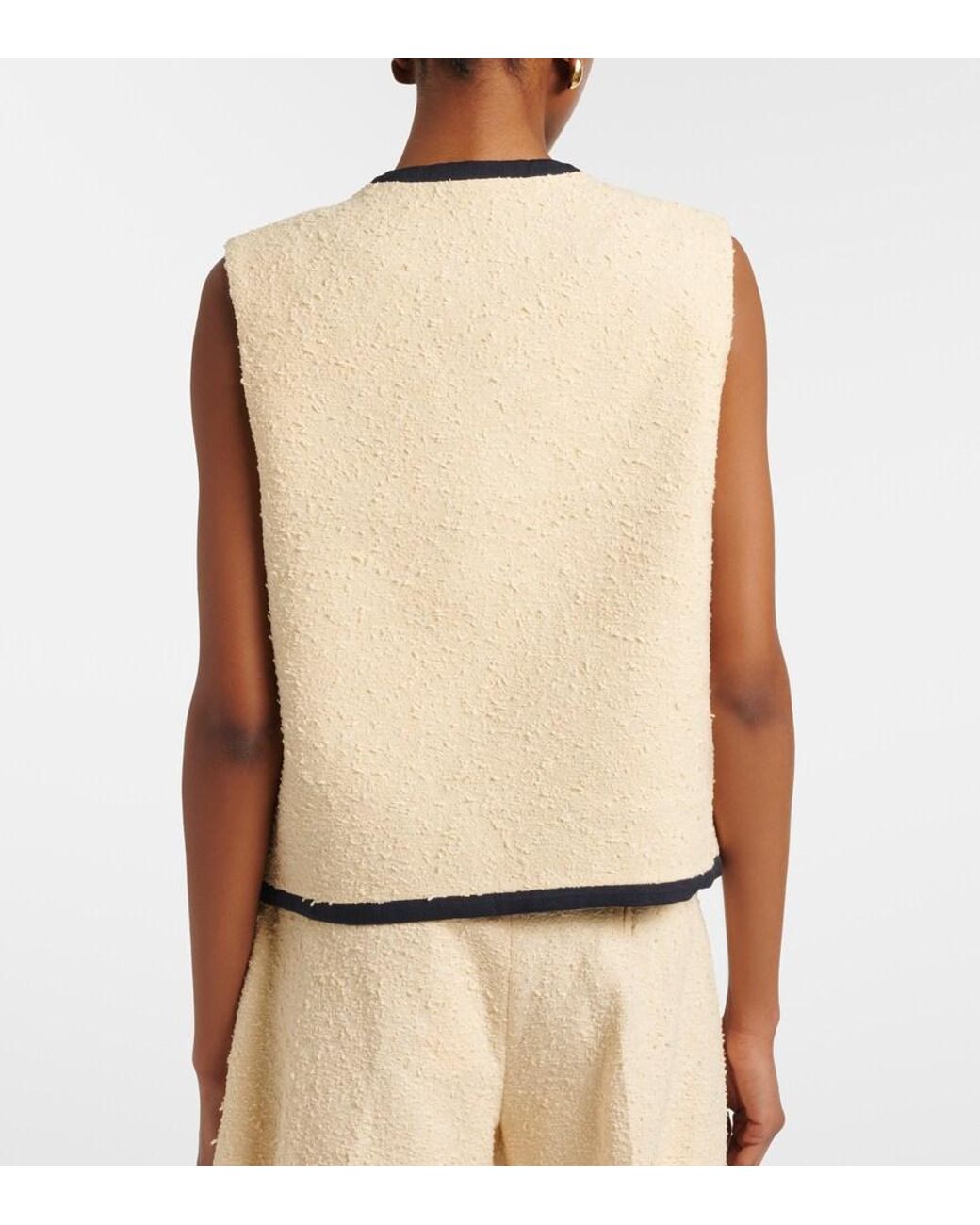 Blazé Milano Black Gliss Cotton-Blend Vest