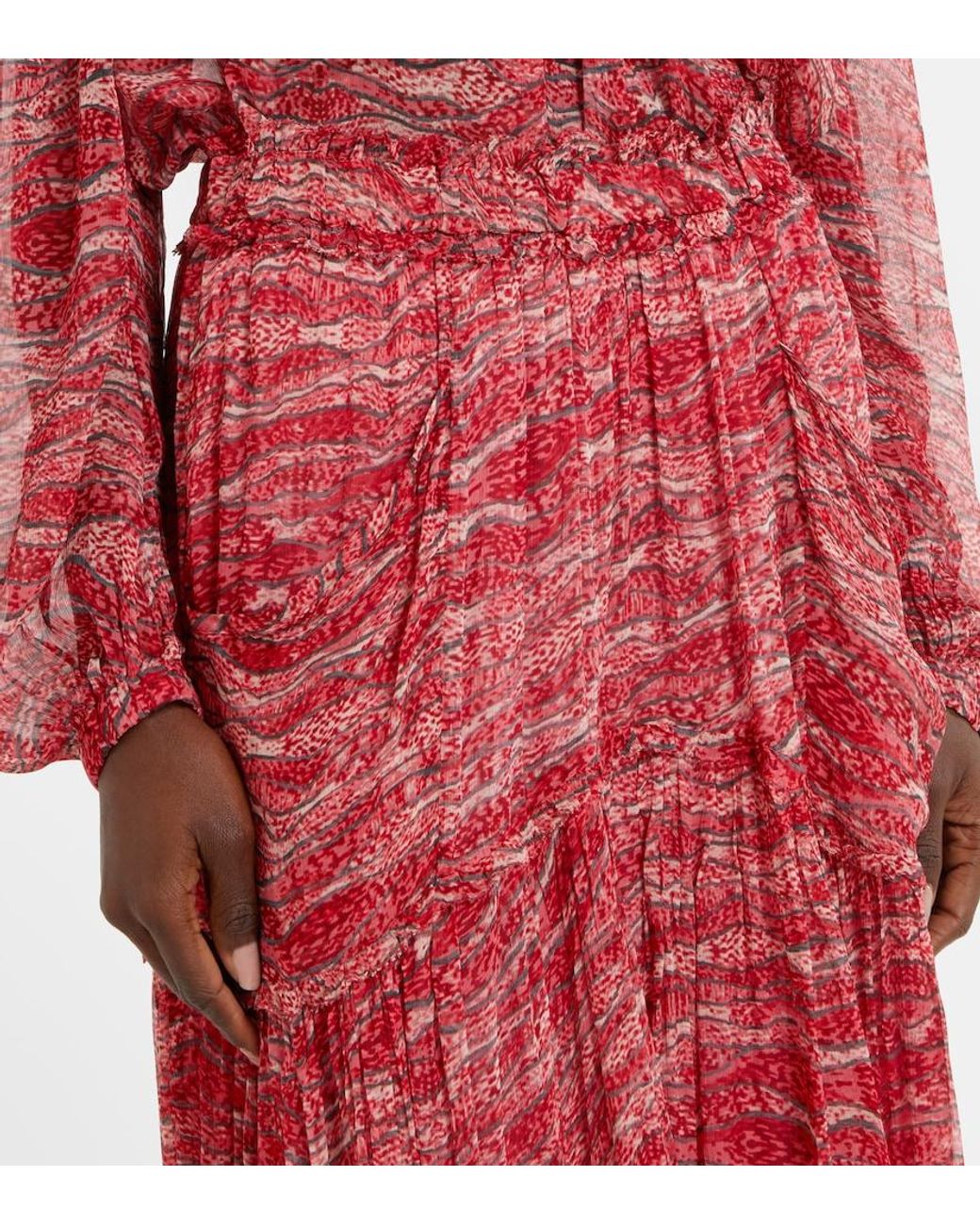 Isabel Marant Red Veronique Skirt