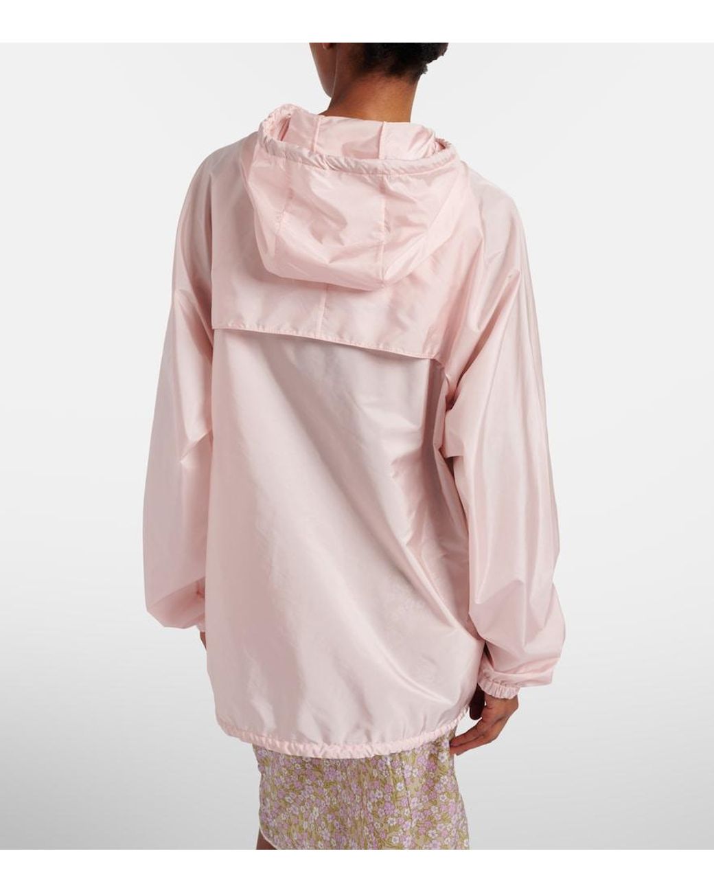 Prada Pink Re-Nylon Hooded Jacket