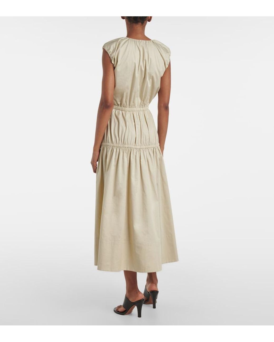 Joseph Natural Cotton Midi Dress