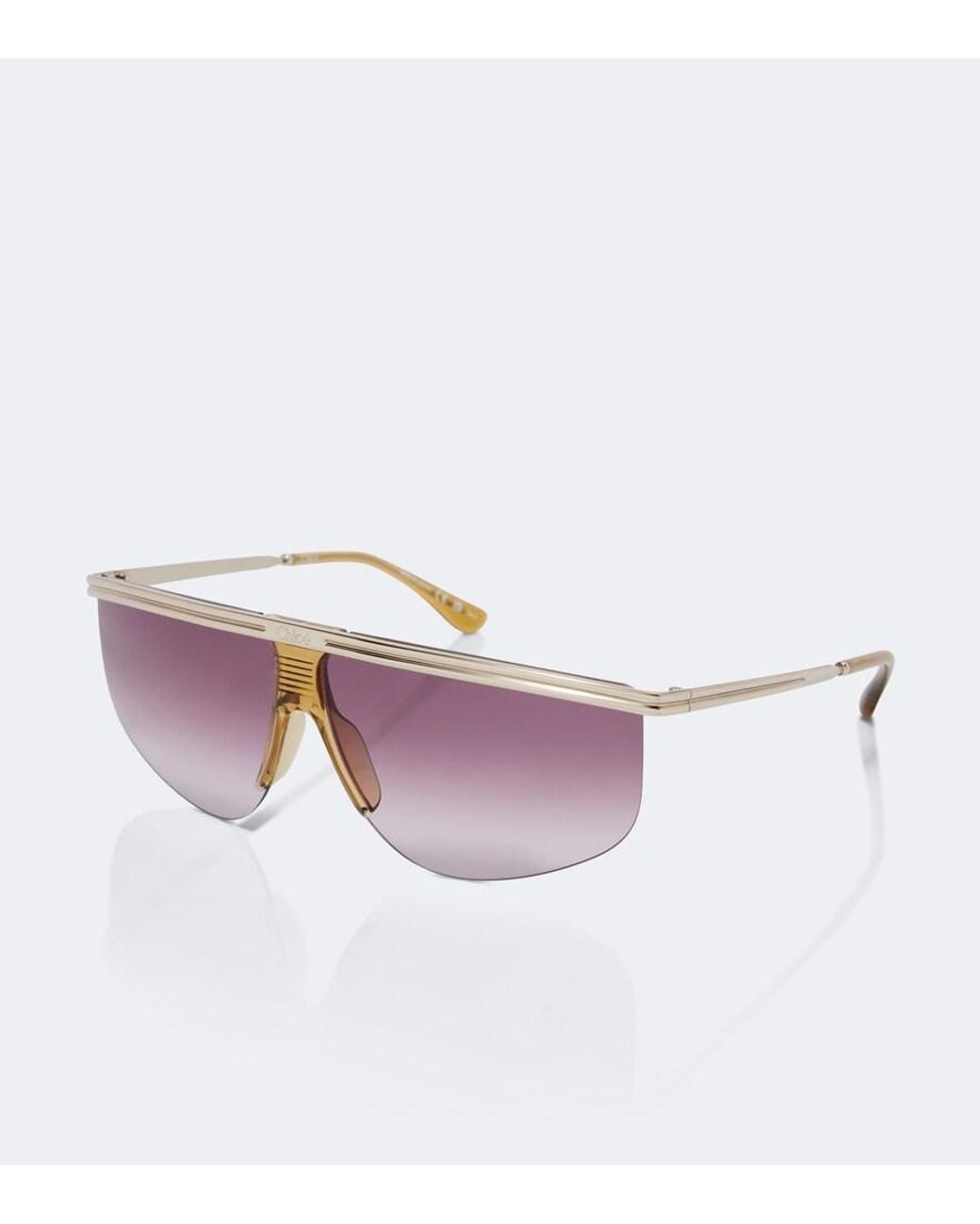 Chloé Purple Mask Sunglasses