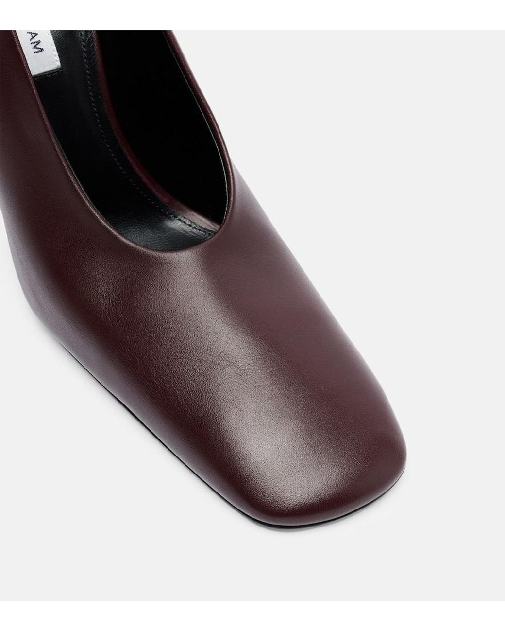 Victoria Beckham Brown 100 Leather Pumps