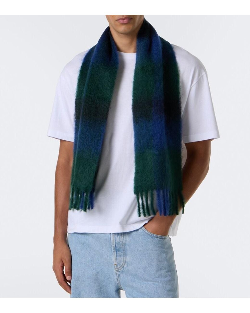 Sciarpa Creana di The Row in Blue da Uomo