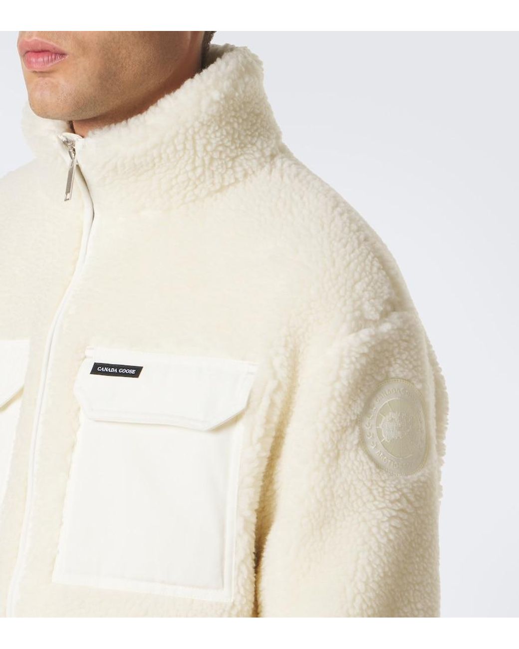 Canada Goose Natural Harrier Teddy Jacket for men