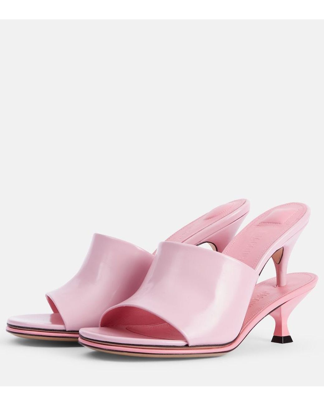Jacquemus Pink Mini Flat Pumps For