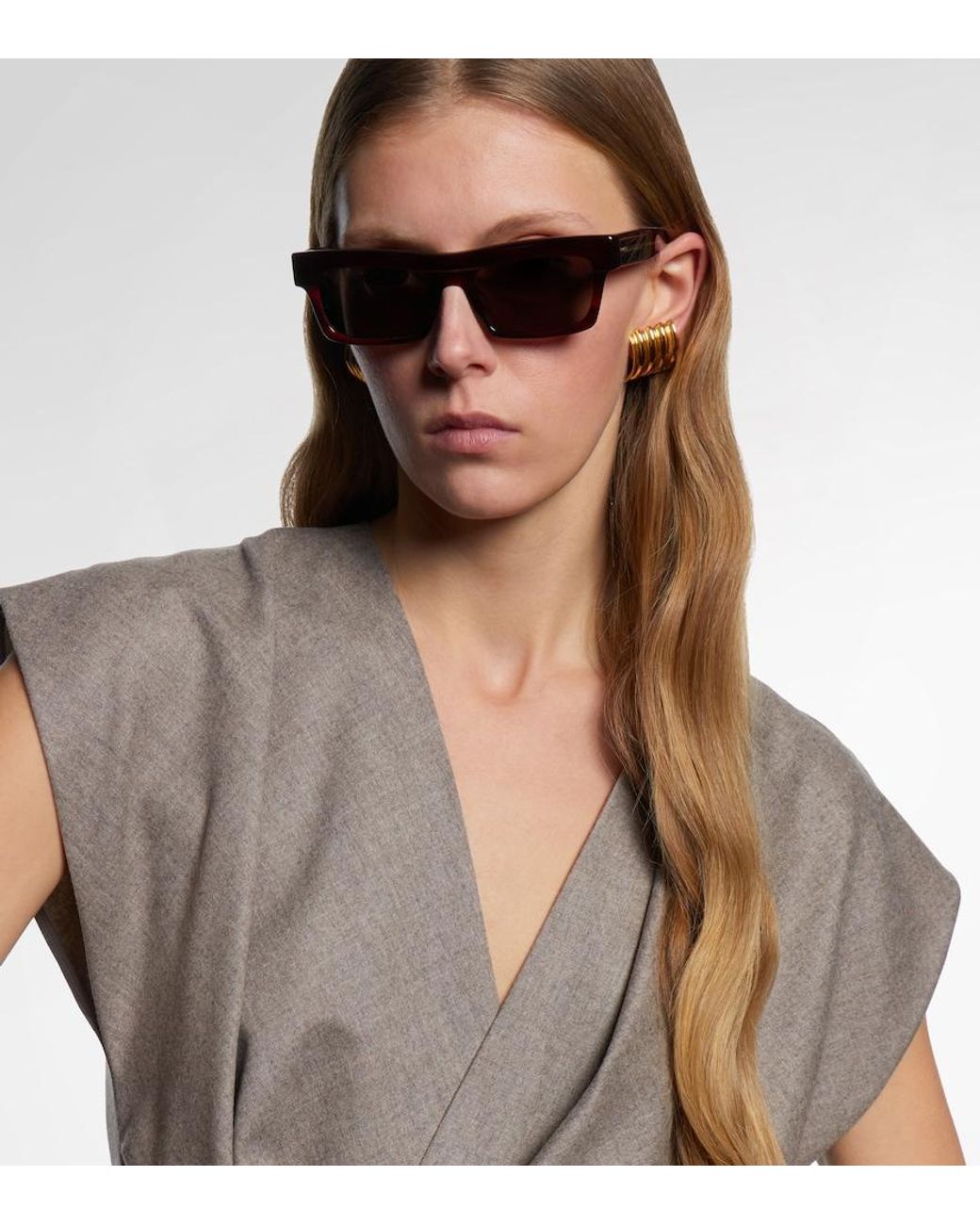 Khaite Brown X Oliver Peoples 1985C Sunglasses