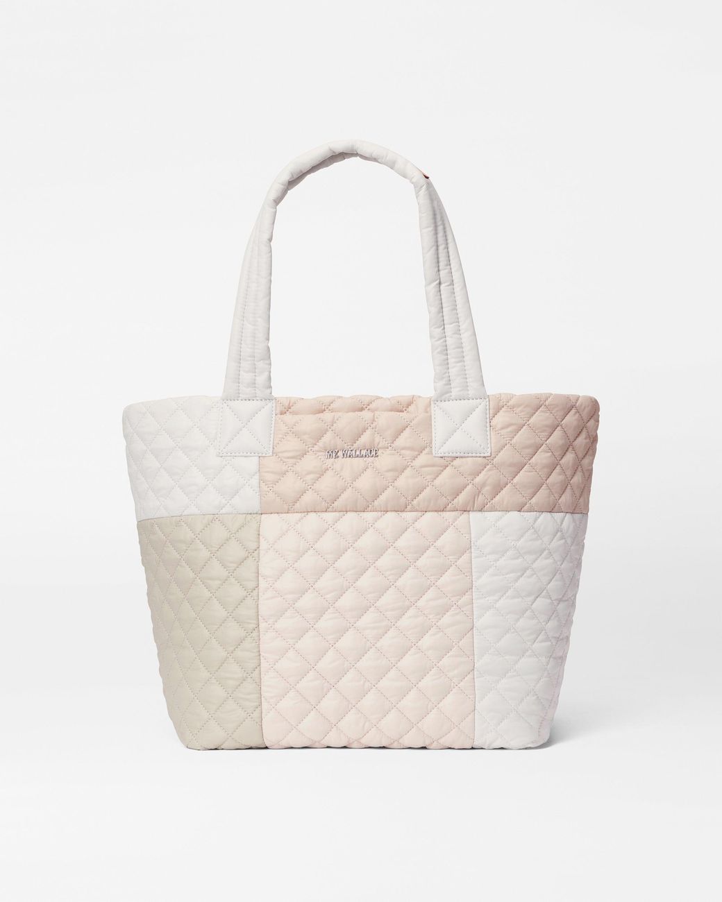 MZ Wallace Sand Patchwork Medium Metro Tote Deluxe in White Lyst