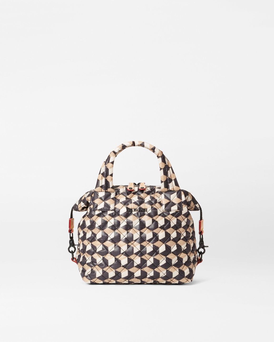 MZ Wallace Autumn Geo Small Sutton Deluxe in White Lyst