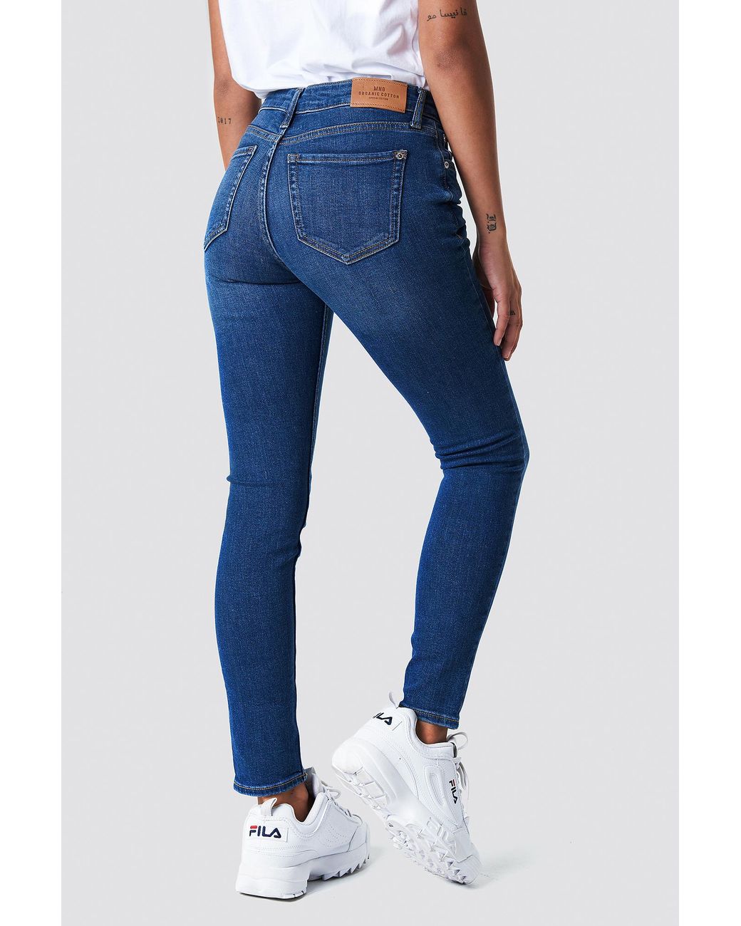 Mango Olivia Jeans in Blau | Lyst DE