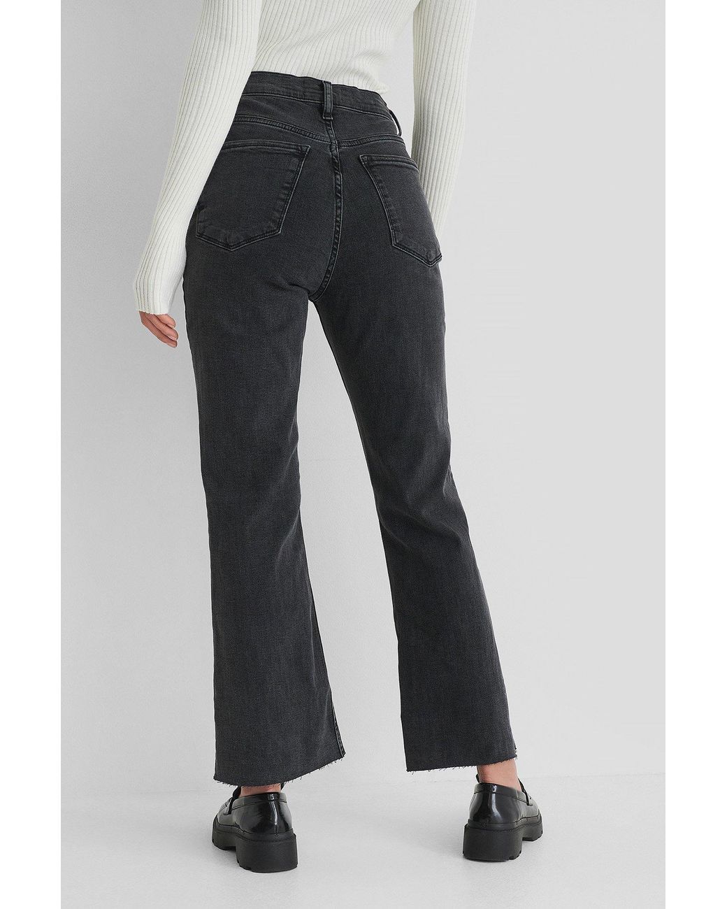 Mango Denim Black Sienna Jeans | Lyst