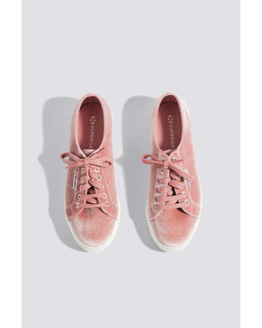 superga dusty rose velvet