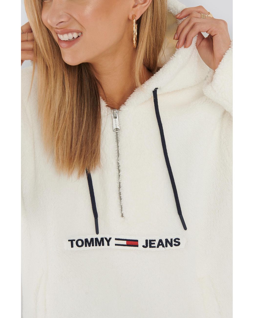 tommy jeans teddy popover
