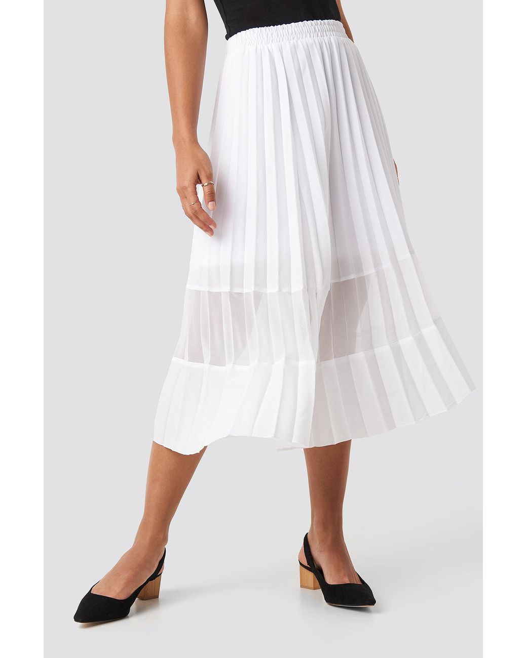 white co ord midi skirt