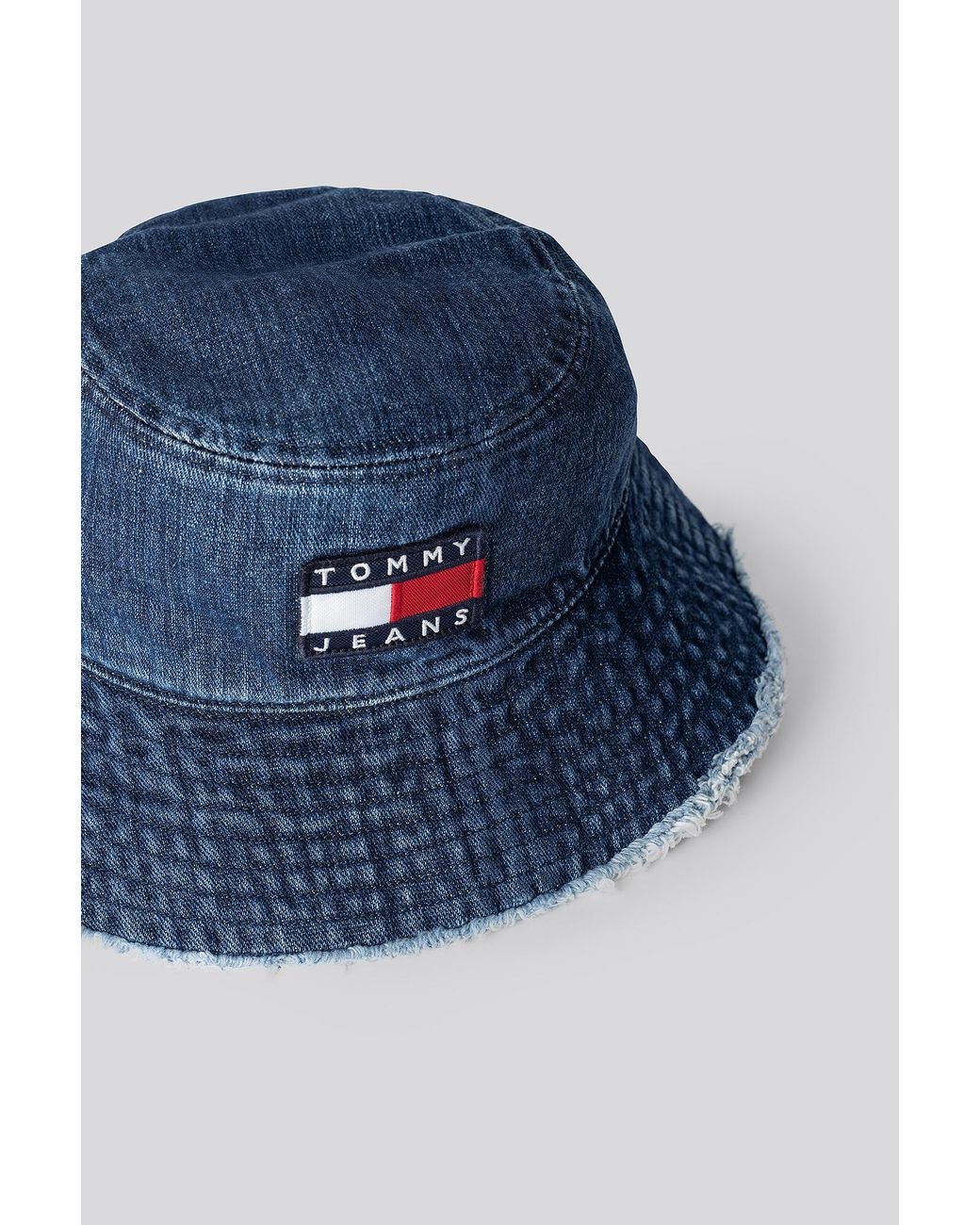 Tommy Hilfiger Blue Heritage Denim Bucket Hat | Lyst
