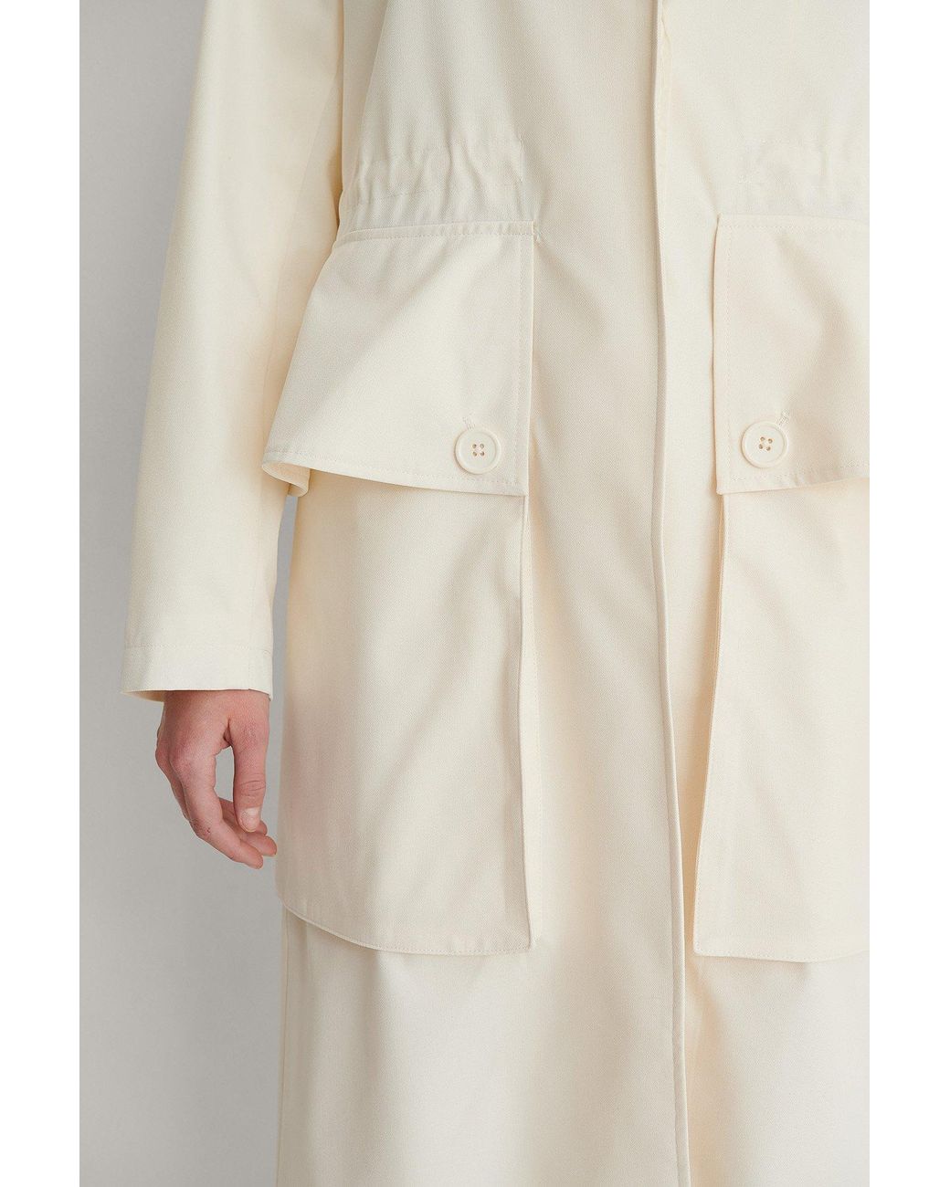 off white trench coat