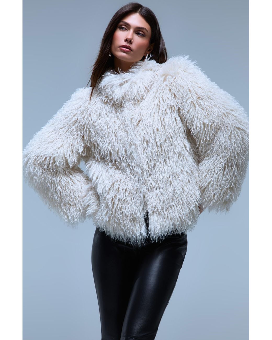 Jacket Blue Nadine Merabi Kara Cream
