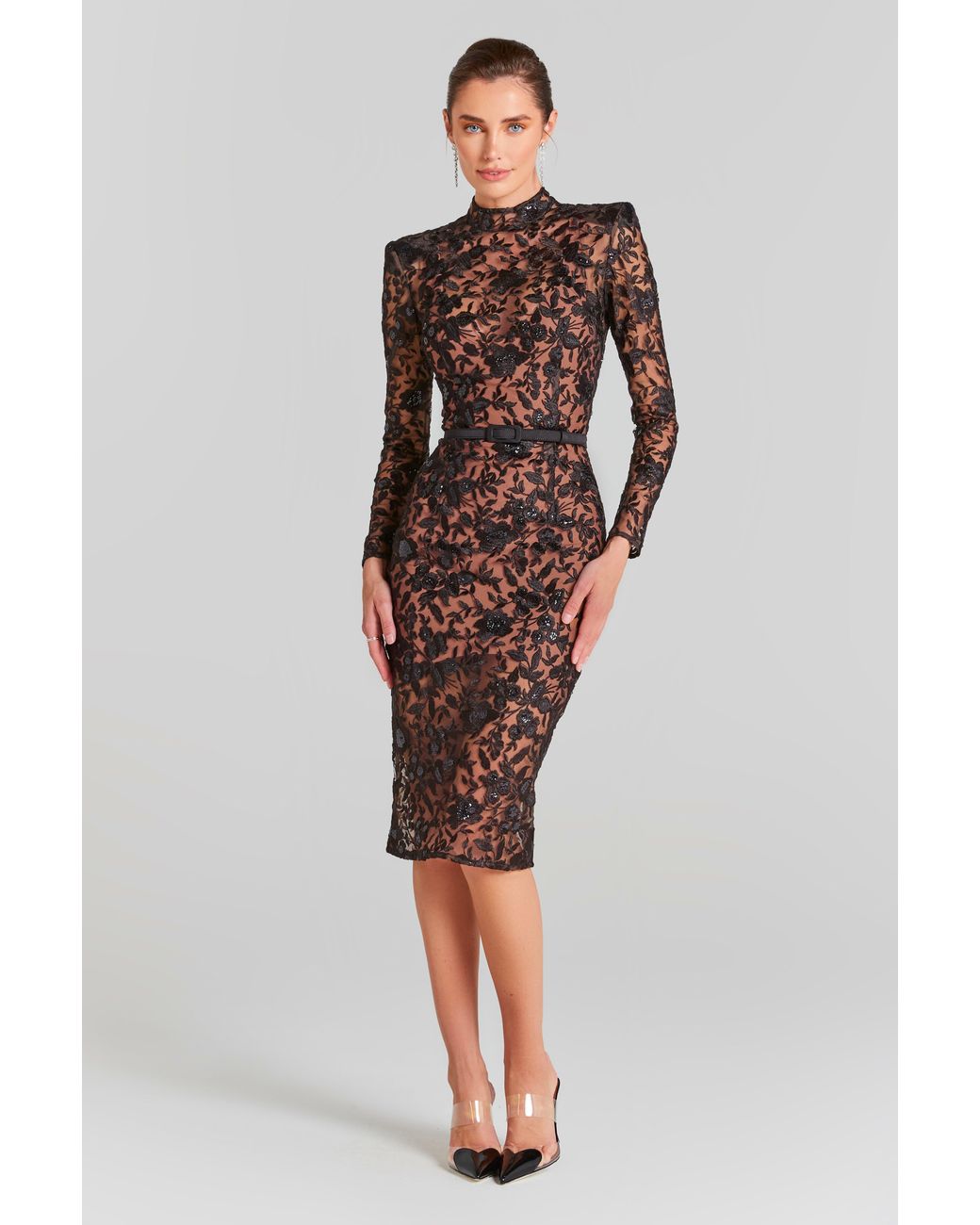 Nadine Merabi Red Naomi Dress
