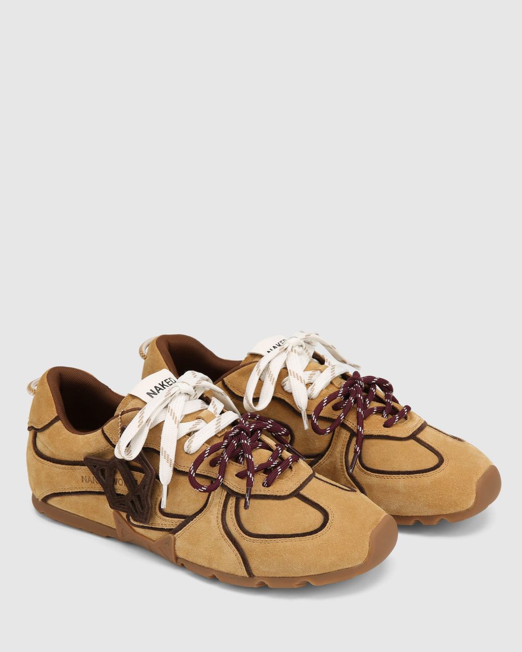Naked Wolfe Brown Ace Taupe Suede