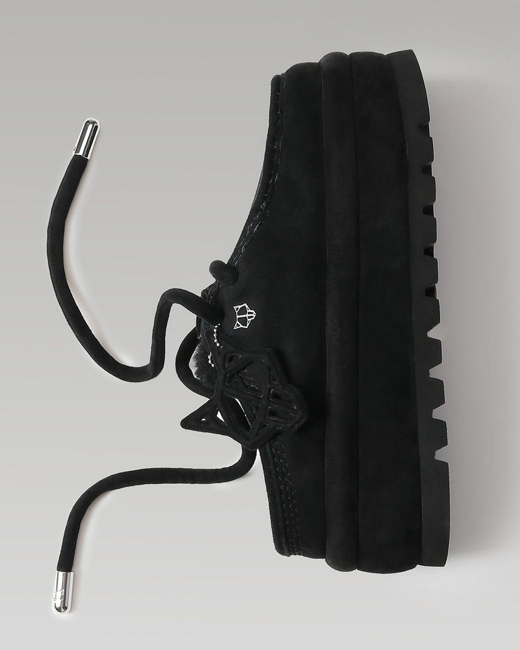 Naked Wolfe Black Blizzard Suede/Shearling