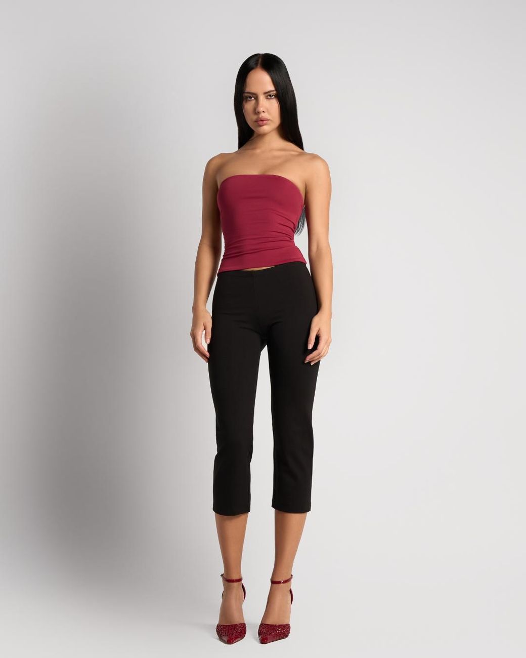 Naked Wolfe Red Fable Crinkle Patent