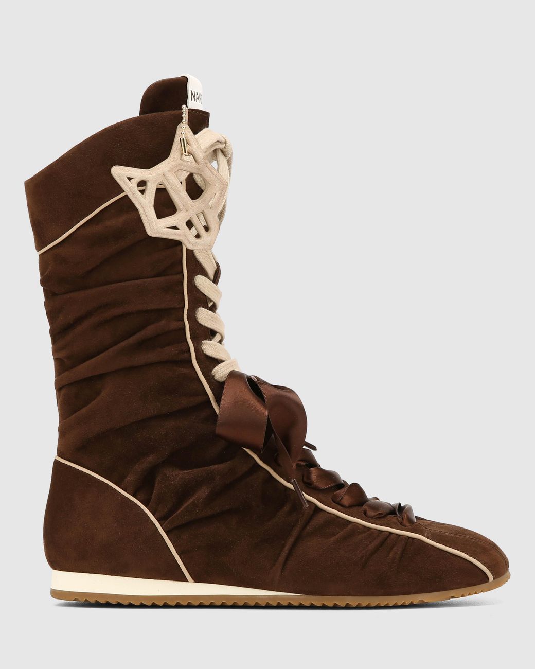 Naked Wolfe Brown Extreme Scrunch Suede