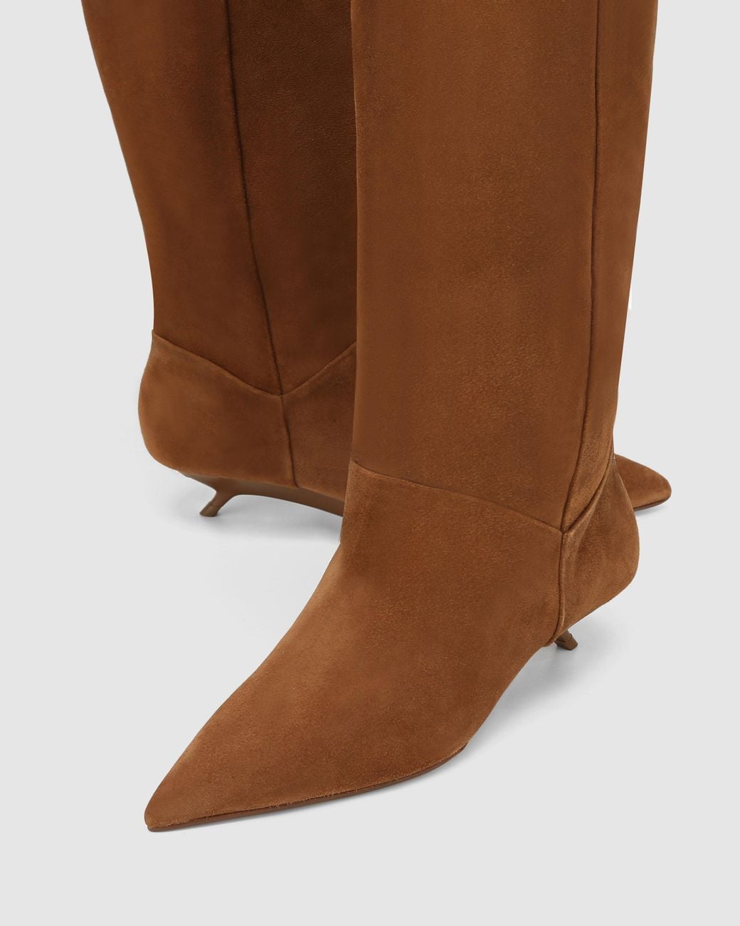 Naked Wolfe Brown Keria Cow Suede Tan