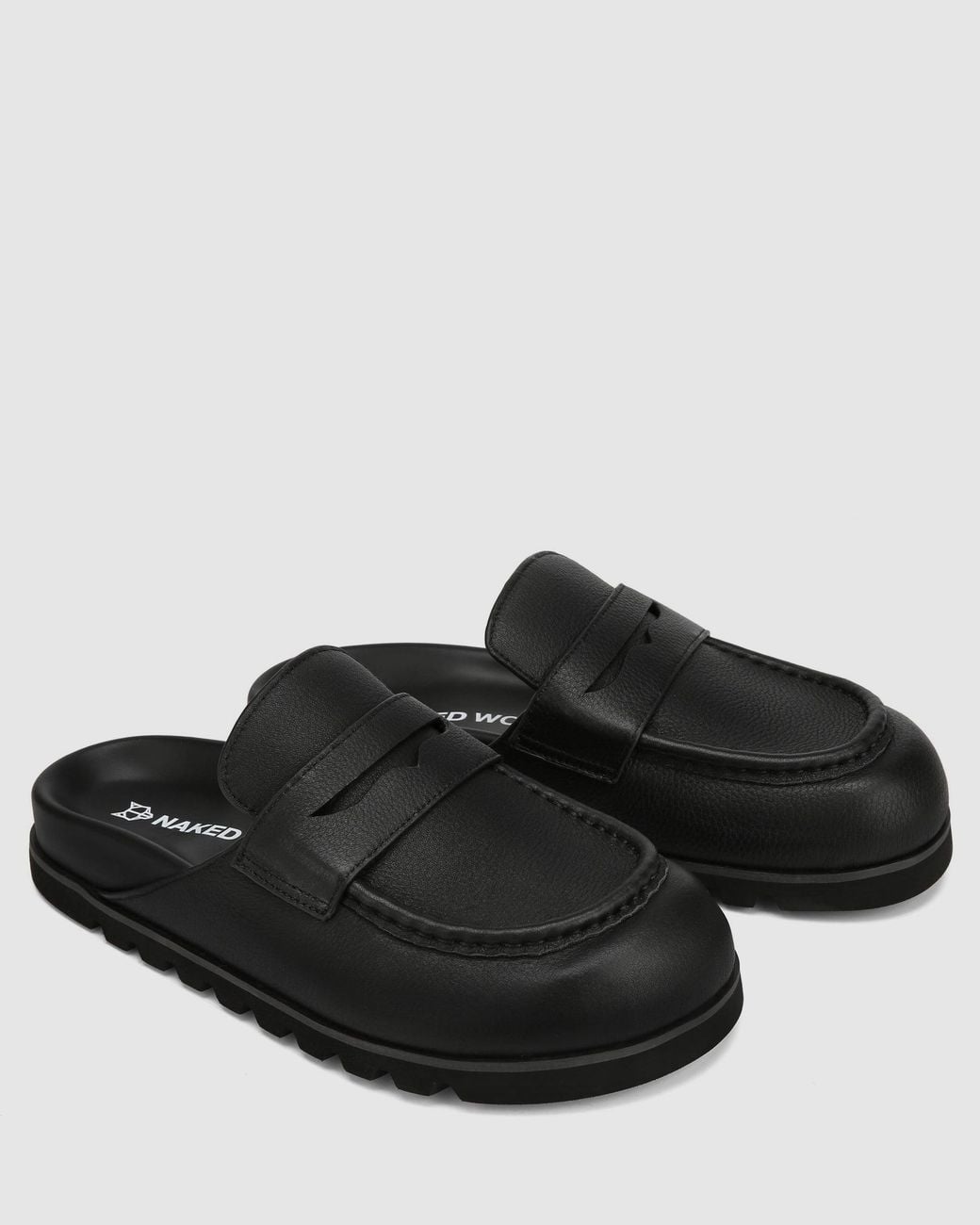 Naked Wolfe Black Cord Pebble Leather