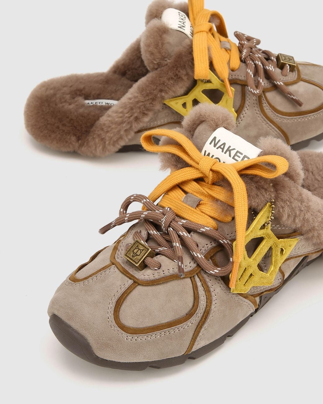 Naked Wolfe Brown Adorn Suede