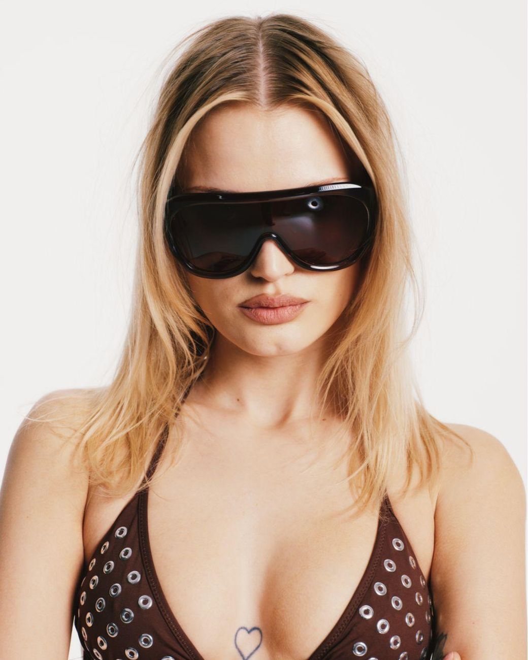 Naked Wolfe Brown Kim Sunglasses