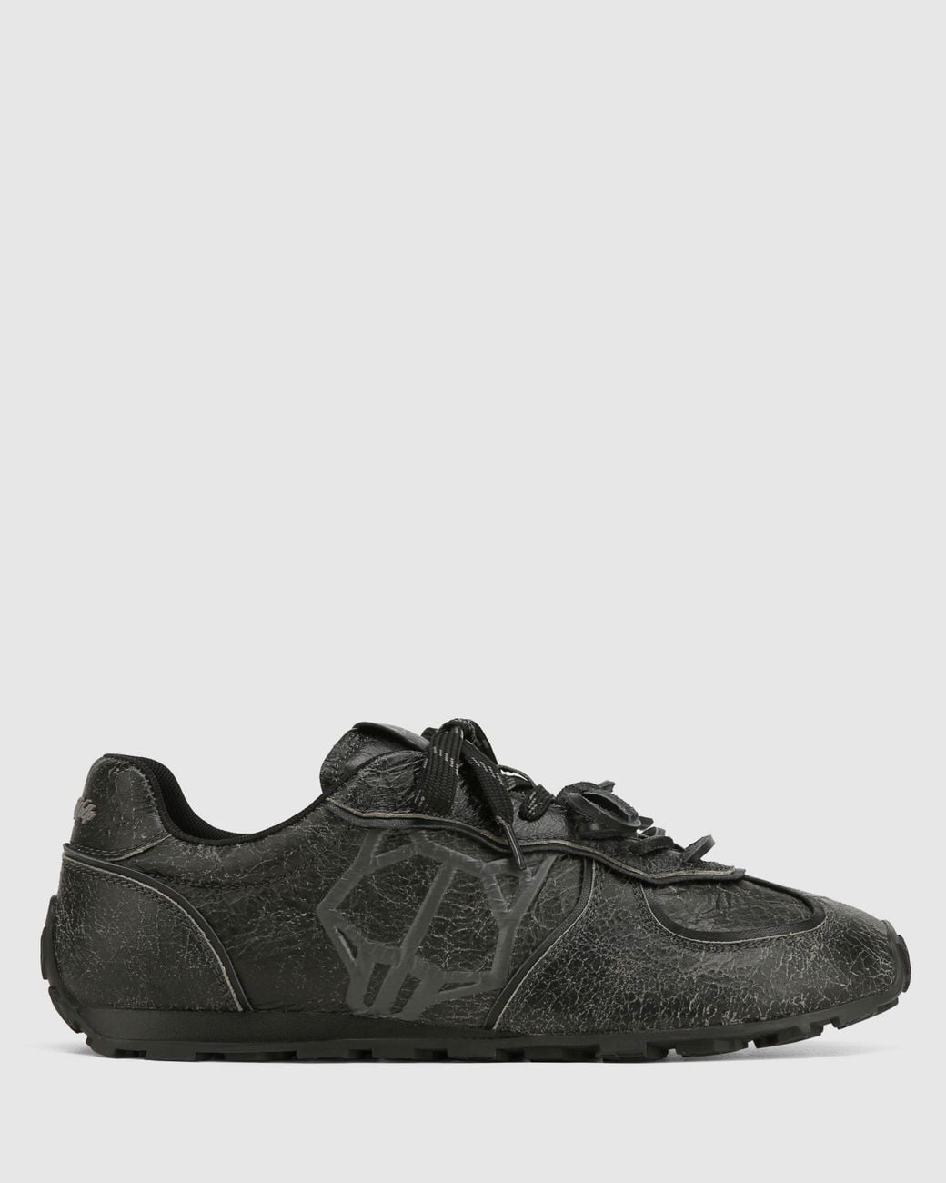 Naked Wolfe Black Lightning Distress Leather