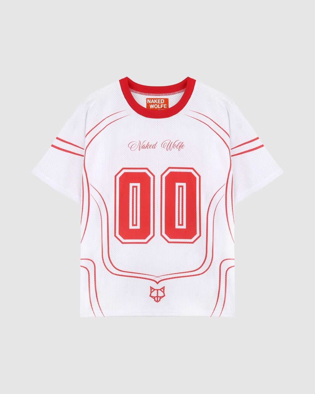 Naked Wolfe White Naked Wolfe Jersey Top
