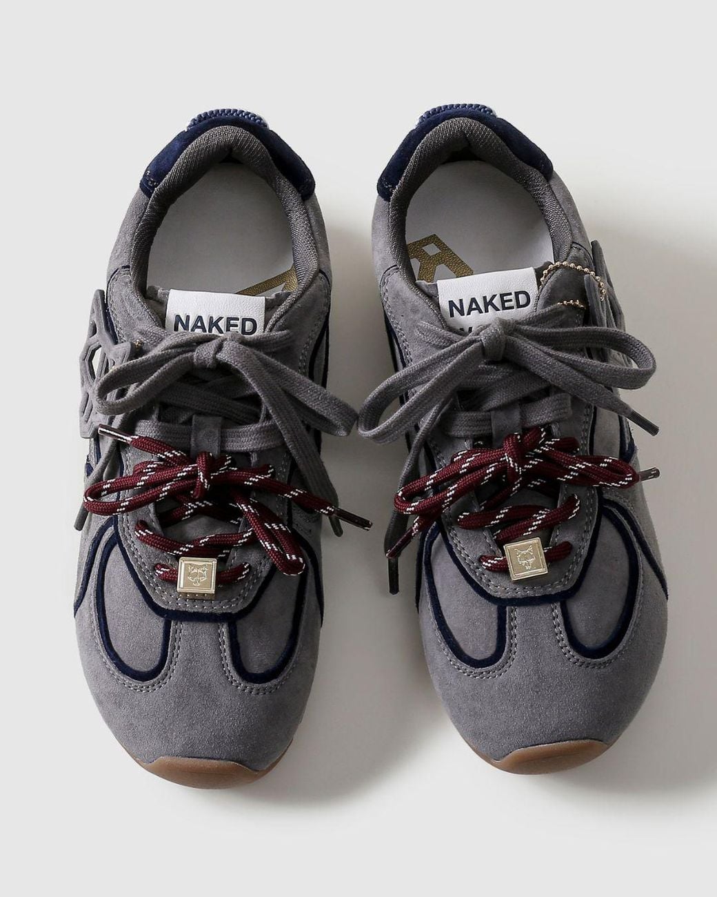 Naked Wolfe Gray Adored Suede