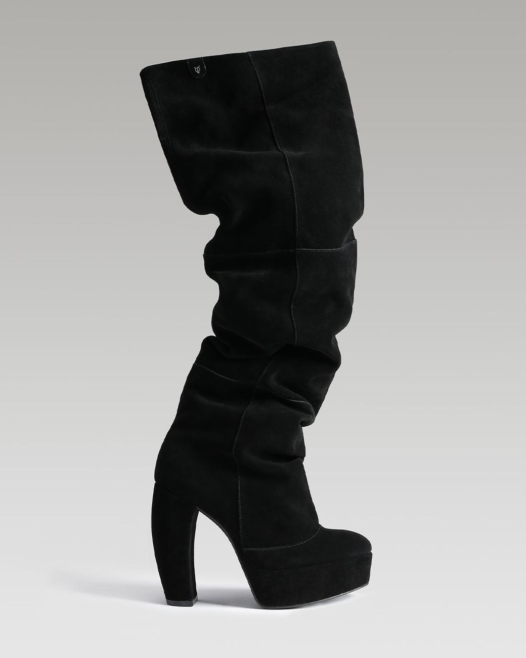 Naked Wolfe Black Dallas Suede