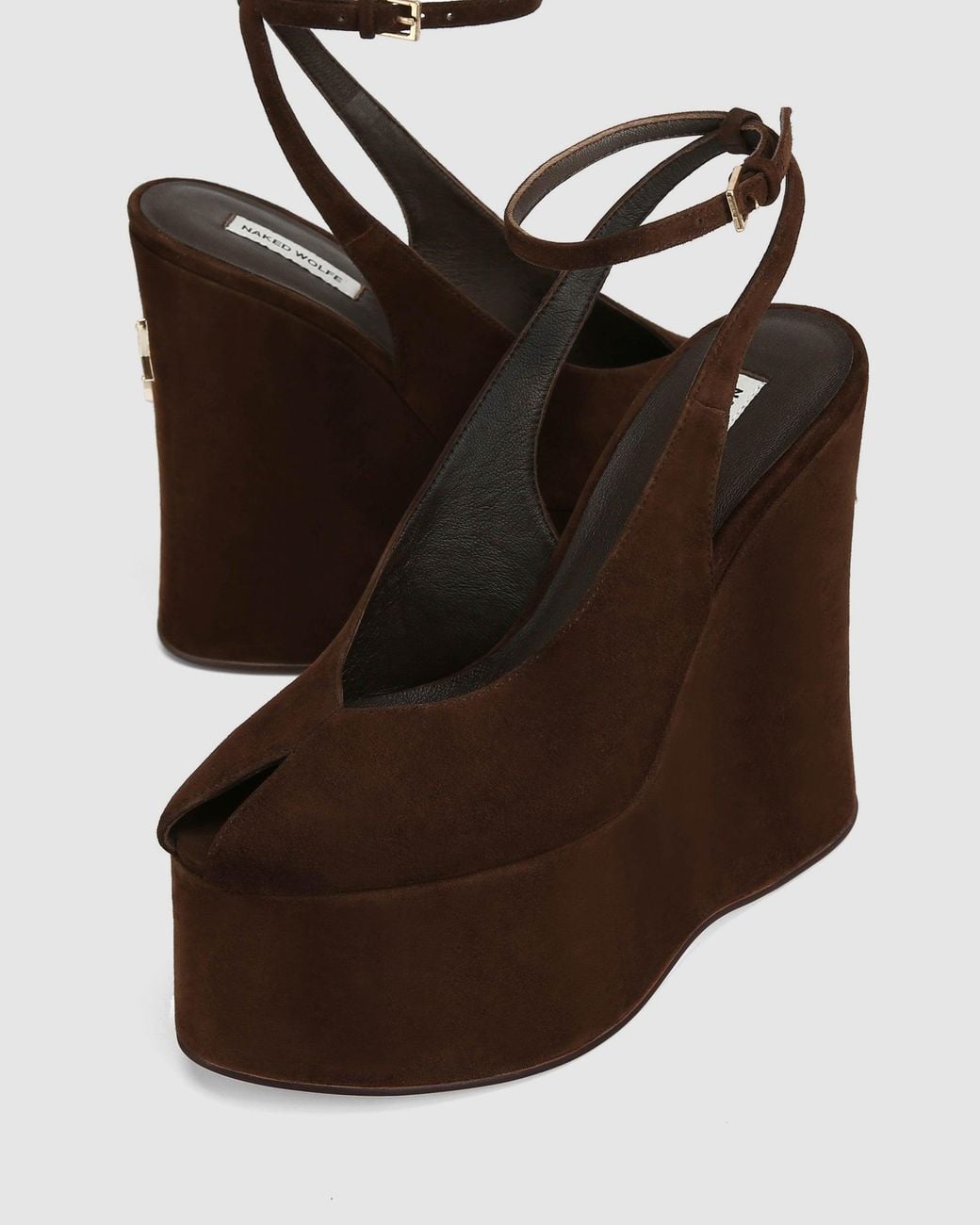 Naked Wolfe Brown Tansy Suede