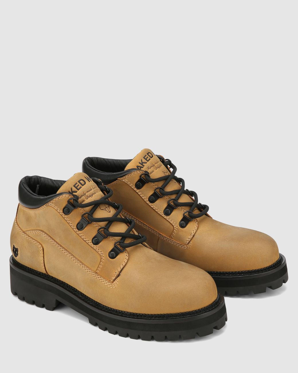 Naked Wolfe Brown Broad Nubuck Wheat