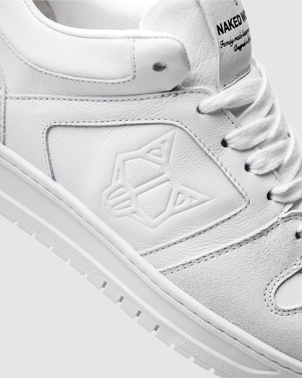 Naked Wolfe White Cm-01 Suede/ Leather