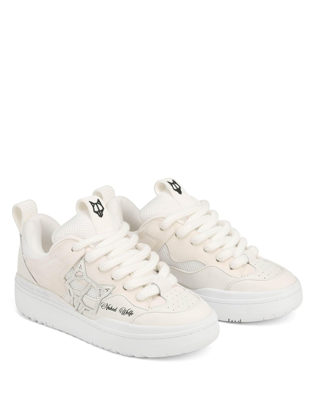 ☆人気!!☆Naked Wolfe☆AREA GENYSIS Naked Wolfe Area Genysis Leather/Mesh/Suede in White | Lyst