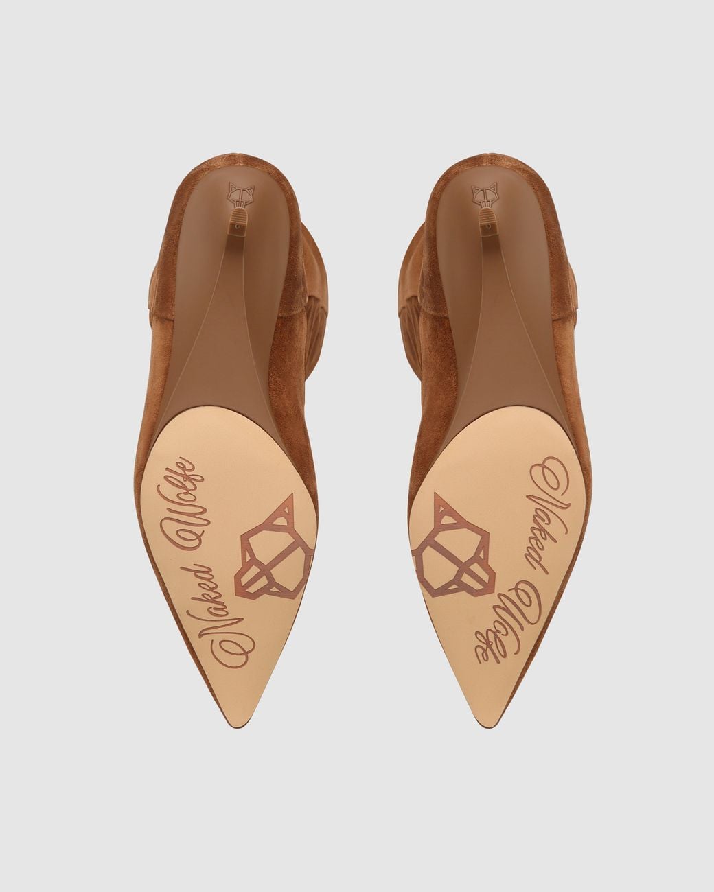Naked Wolfe Brown Keria Cow Suede Tan