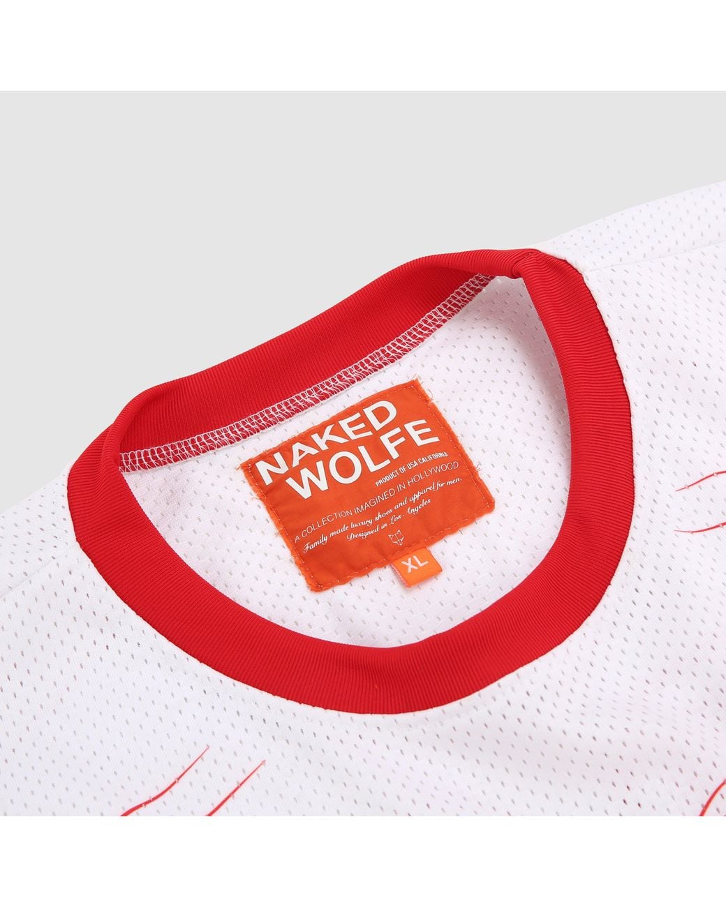 Naked Wolfe White Naked Wolfe Jersey Top