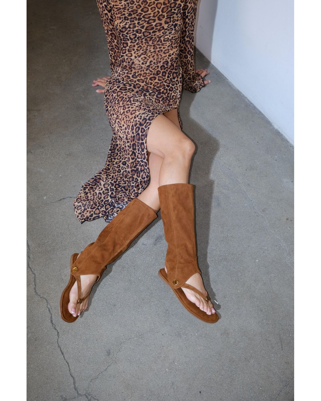 Naked Wolfe Natural Sammy Tan Suede