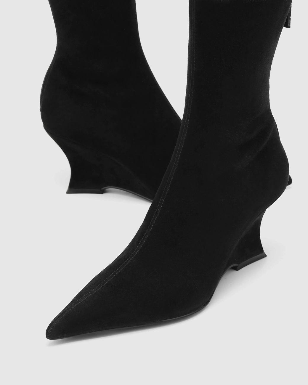 Naked Wolfe Black Hilly Suede