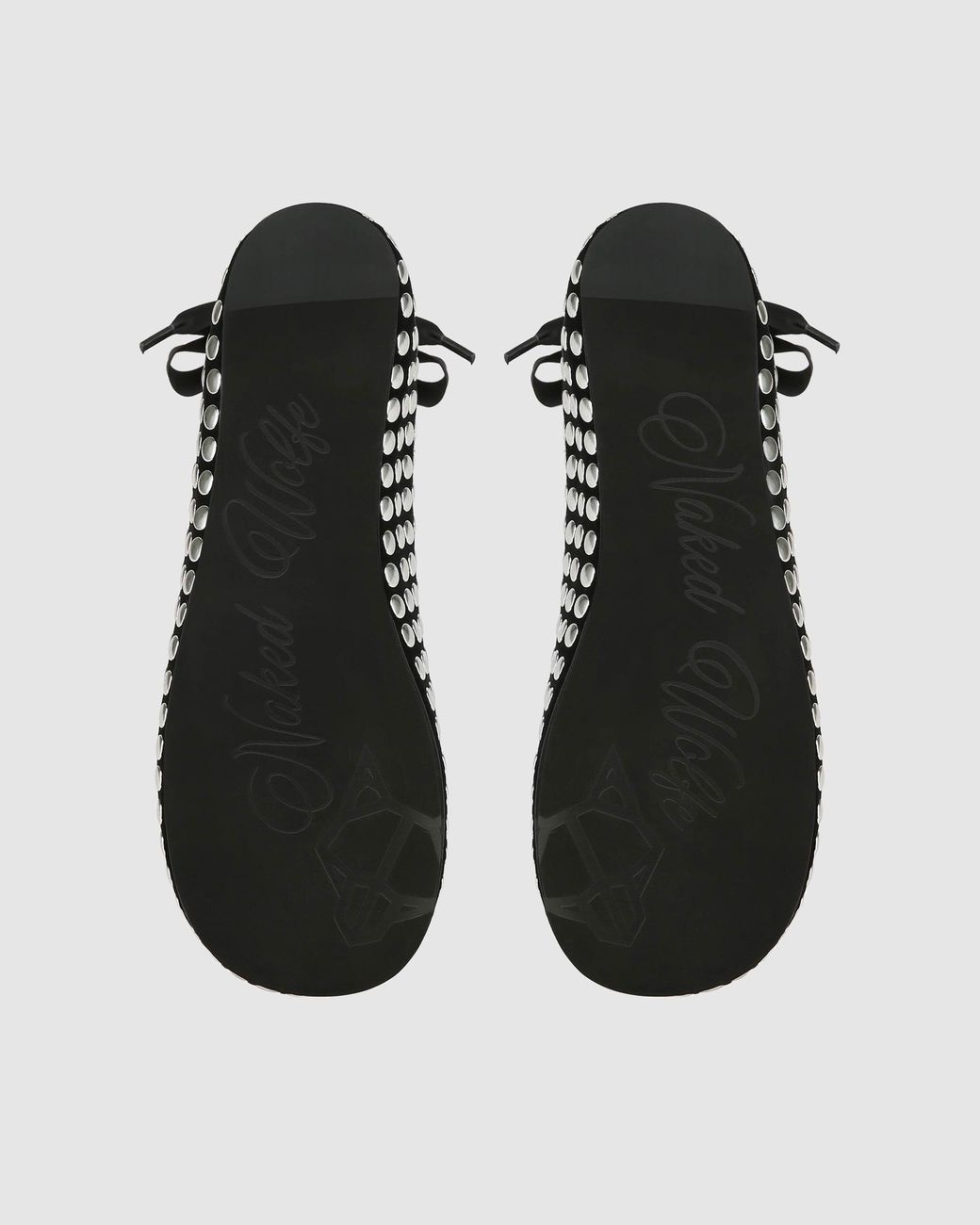 Naked Wolfe Black Purr Studded Suede