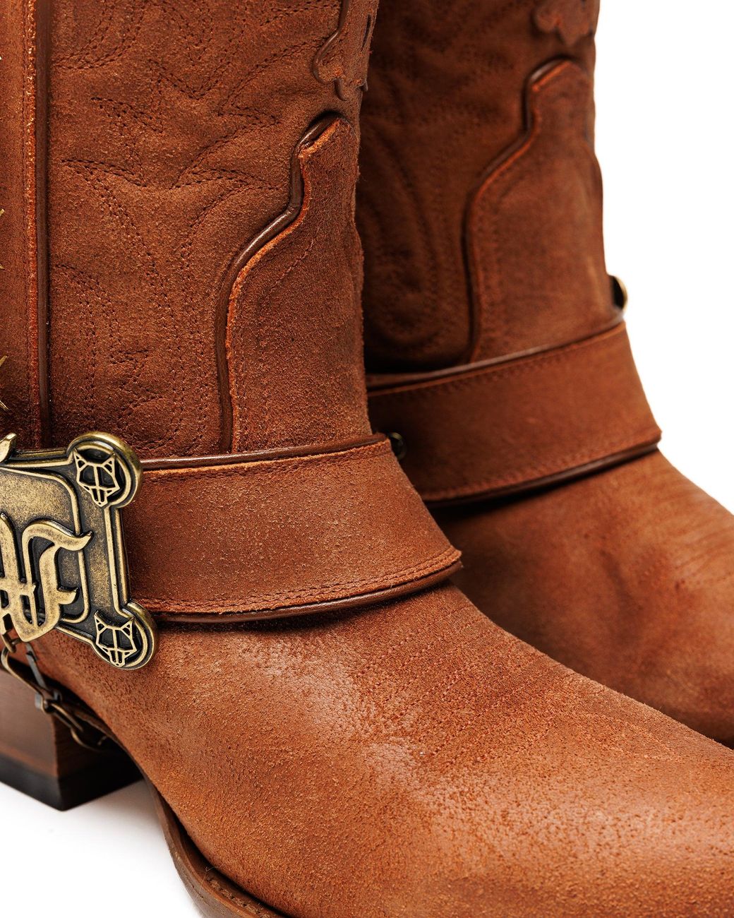 Naked Wolfe Brown Mexican Handcrafted Cowboy Leather Boots