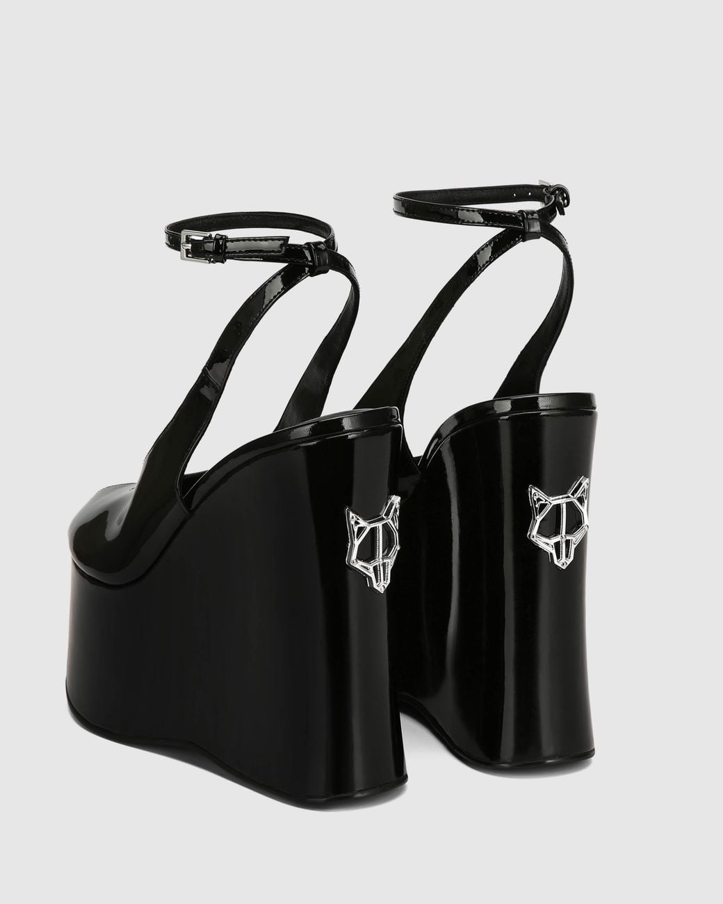 Naked Wolfe Black Tansy Patent Leather