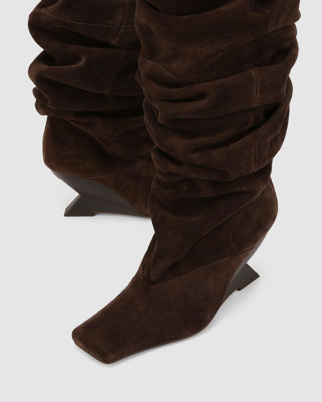 Naked Wolfe Brown Allie Suede
