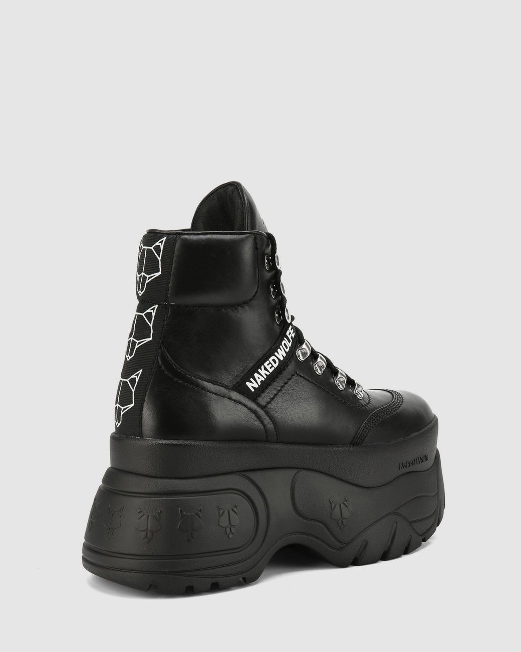 Naked Wolfe Spike Black Leather
