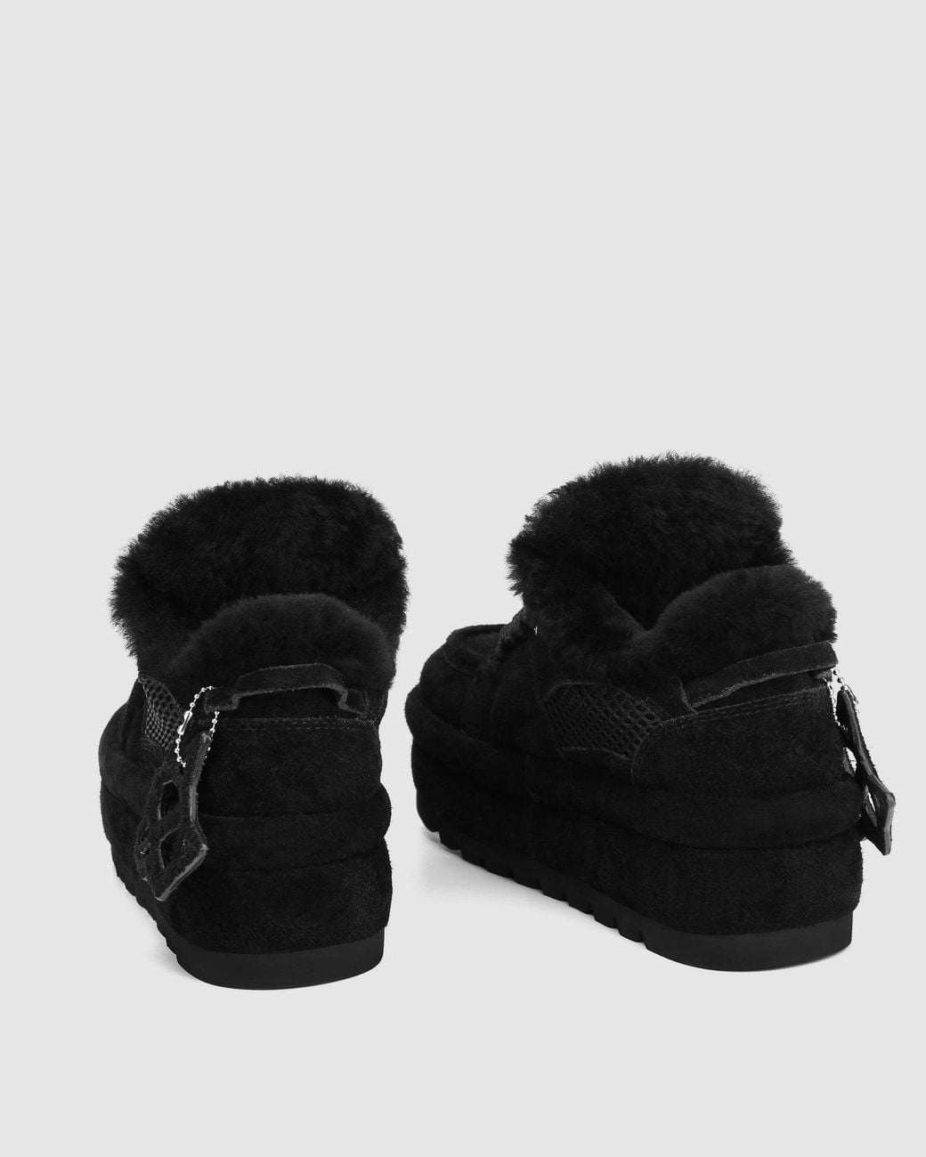 Naked Wolfe Black Beau Suede
