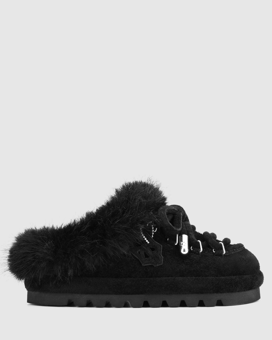 Naked Wolfe Black Harlow Suede