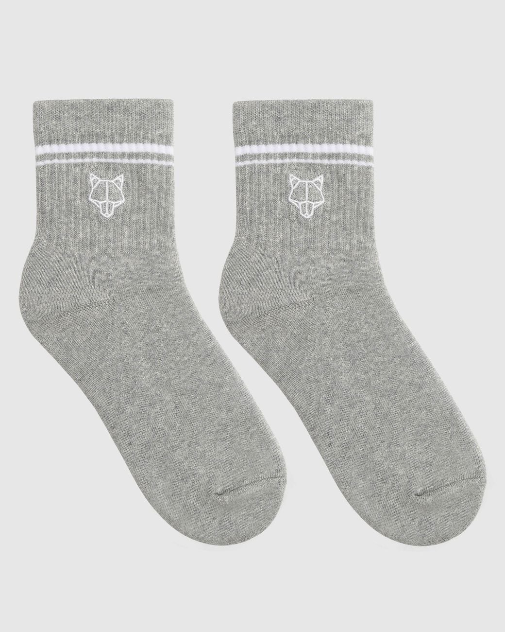 Naked Wolfe Gray 3 Pack Stripe Socks