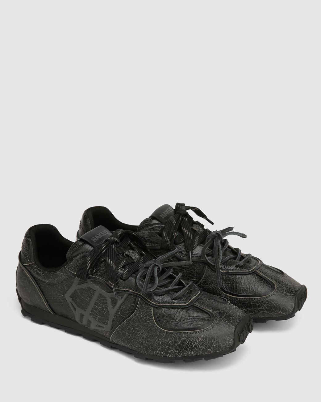 Naked Wolfe Black Lightning Distress Leather